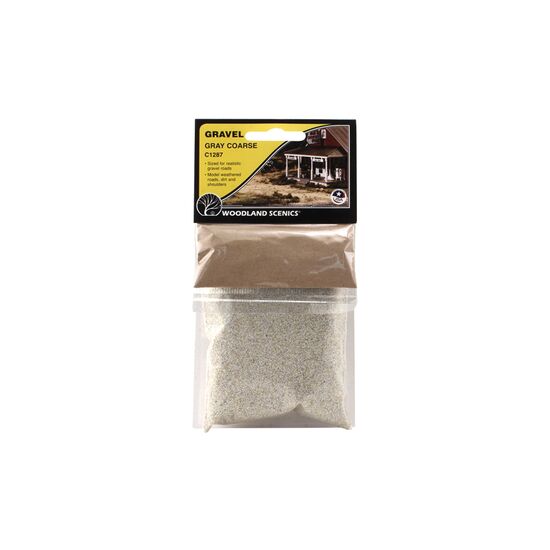Gravier gris à gros grains