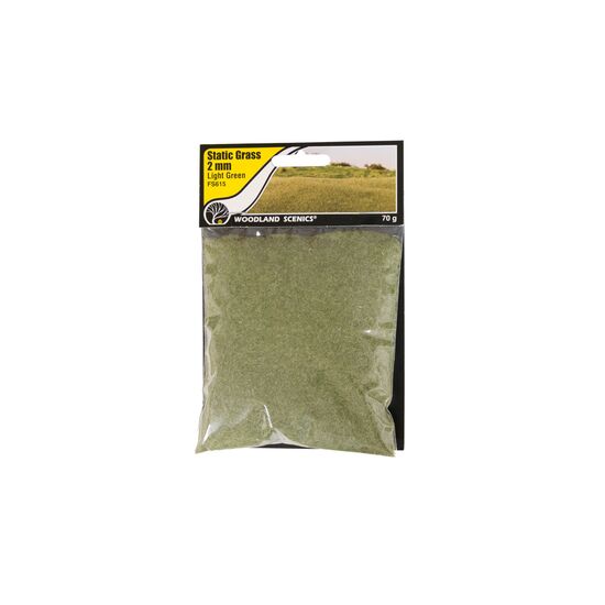 2mm Static Grass Light Green