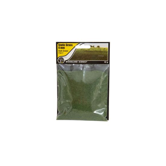 4mm Static Grass Dark Green