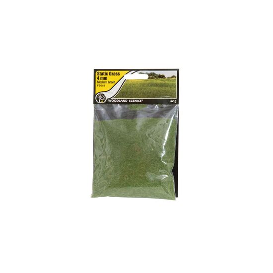 4mm Static Grass Medium Green