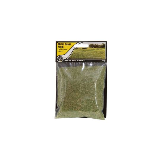 7mm Static Grass Light Green