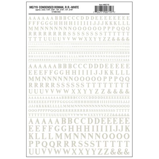 Buchstaben  eng  weiss