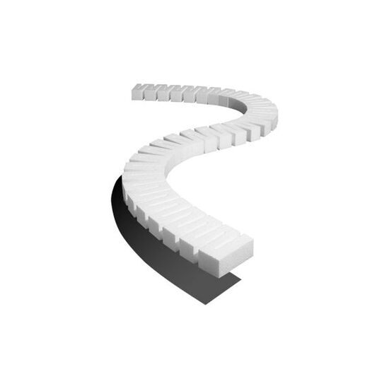 Tracé de voie ferrée 2 5 cm 4 pces