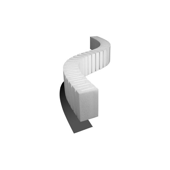 Tracé de voie ferrée 10 2 cm 2 pces