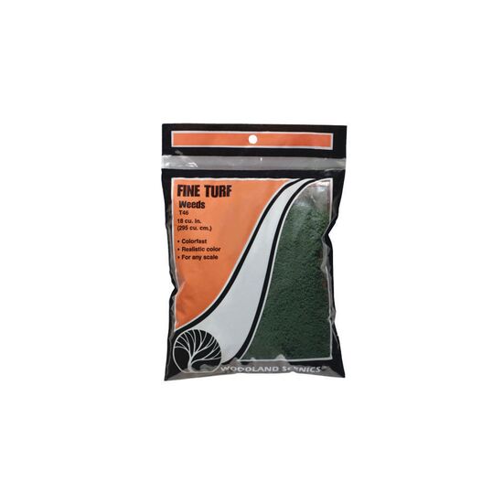 Mauvaises herbes vert foncé fin