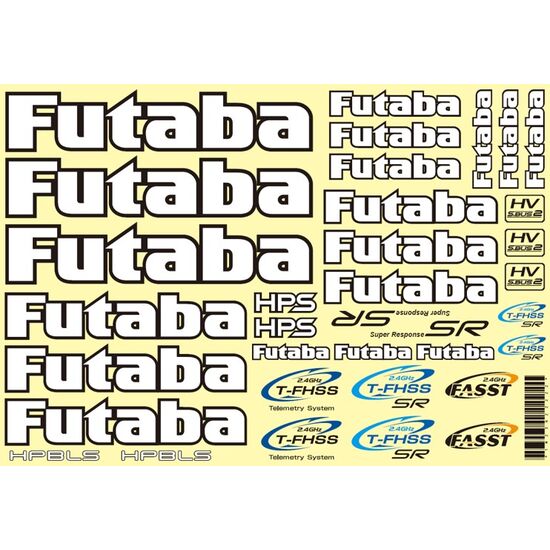 Futaba Sticker Sheet Car