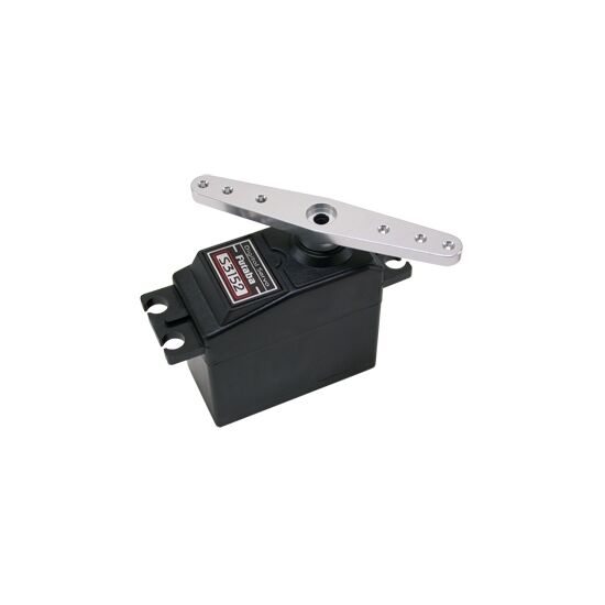 Servohorn silber Alu Doppel - 1.0 inch