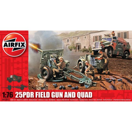 25PDR Field Gun + Quad