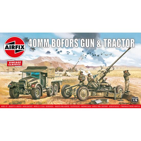 Bofors 40mm Gun + Tractor