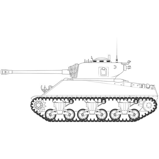 M4A3(76)W Bataille du Bulge, 2 image