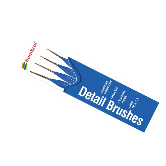 Brush Pack - Detail Ergonomic Handle 00  0  1  2, 3 image