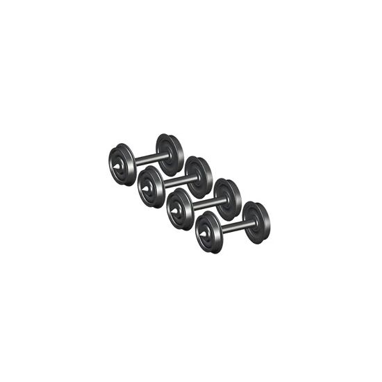 4 AC Essieux montés à disques pour wagons de marchandises D : 10 8mm