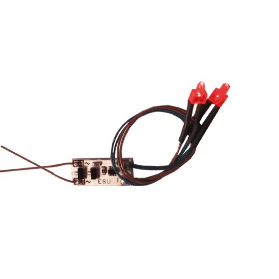 Éclairage intérieur feu arrière rouge 2 LED