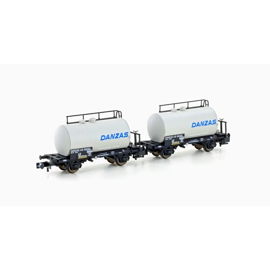 2 wagons-citernes légers DB Danzas ép. IV