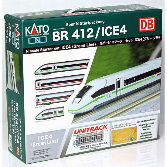 DB AG Startset ICE4  4-teilig + Schienen + Trafo
