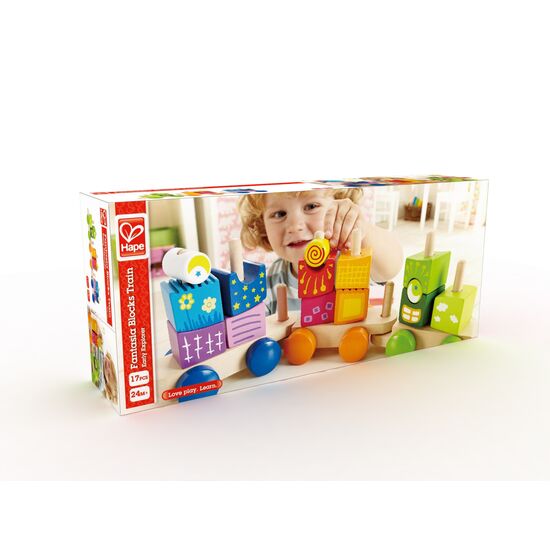 Blocs de construction fantaisie chemin de fer 17pcs.
