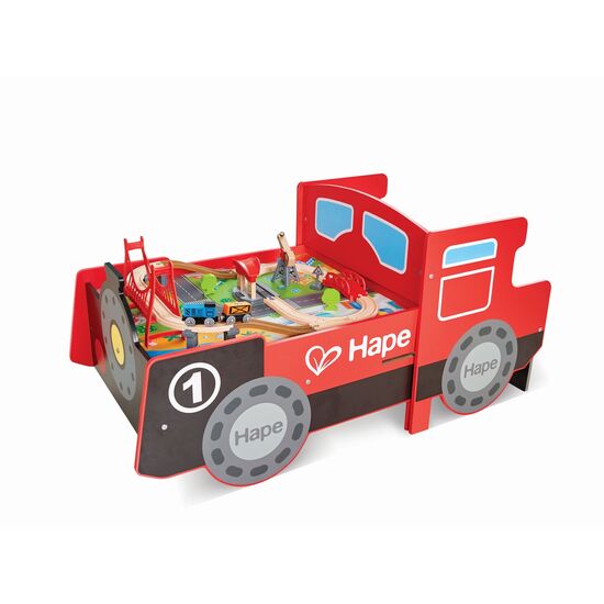 Aufklappbarer Eisenbahntisch