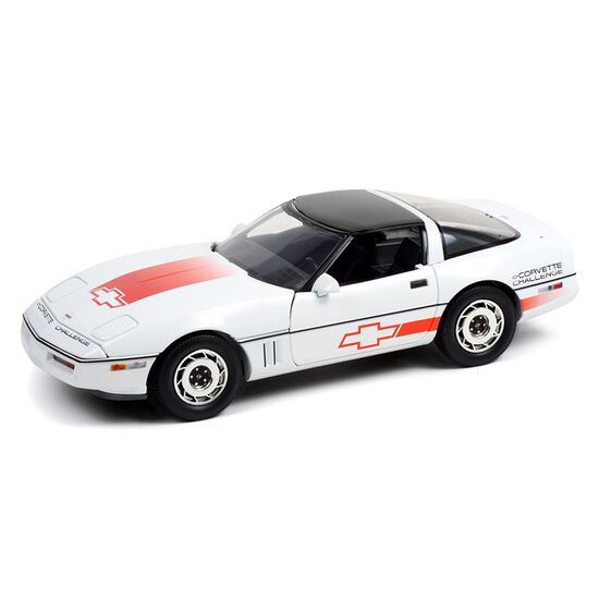 1988 Chevrolet Corvette C4 white  orange