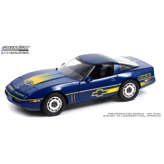 1988 Chevrolet Corvette C4 blue  yellow
