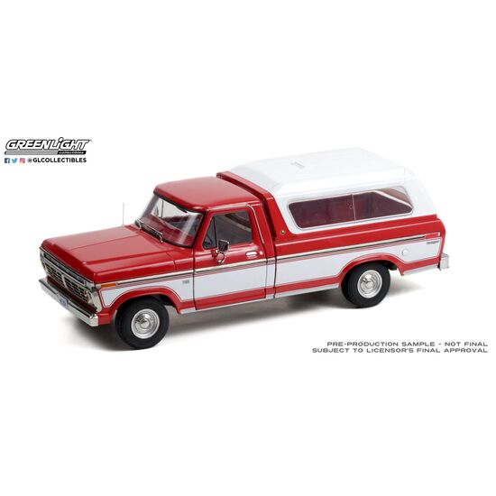1975 Ford F-100  Candy Apple Red w/Wimbledon White
