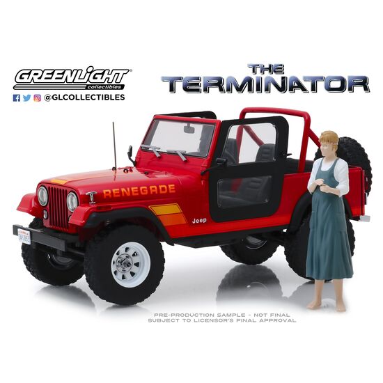 1983 Sarah Connors Jeep CJ-7 w/Sarah Connor Figurine