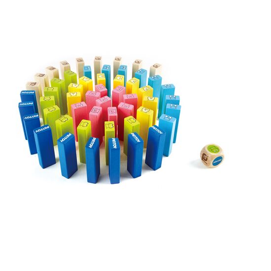 PT Four Friends Toppling Blocks, 3 image