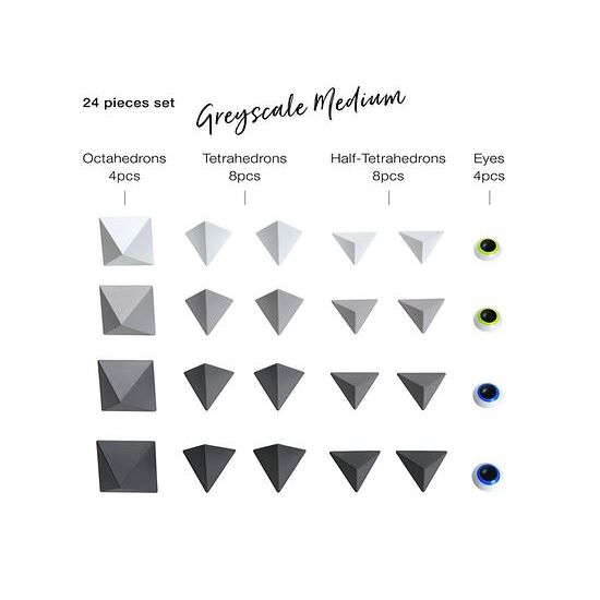 Trido Greyscale moyen 24pcs, 3 image