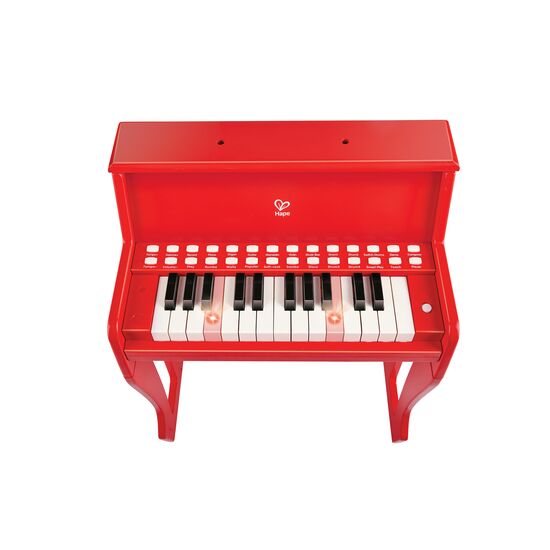 Piano à touches lumineuses avec tabouret rouge FSC, 3 image