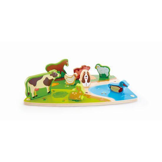 Jeu de puzzle à encastrement Animaux de la ferme, 3 image