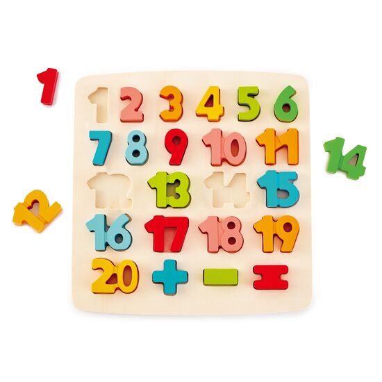 Puzzle avec des chiffres et des symboles de calcul, 2 image