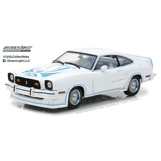 Ford Mustang II King Cobra Blue Blanc et Bleu