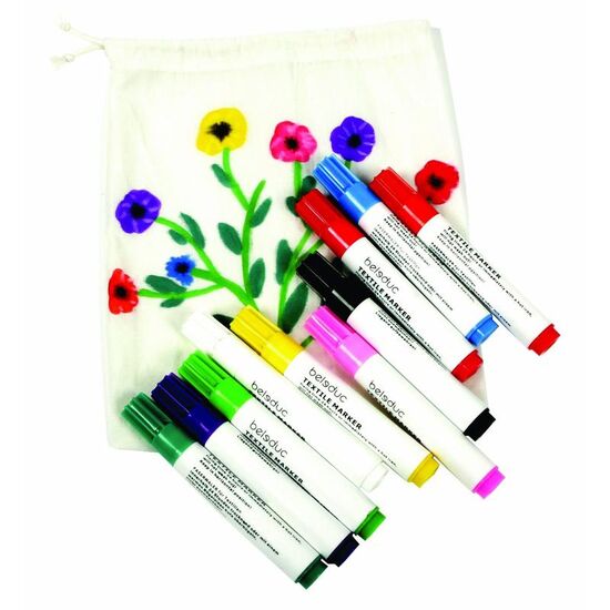 Set de 10 crayons textiles