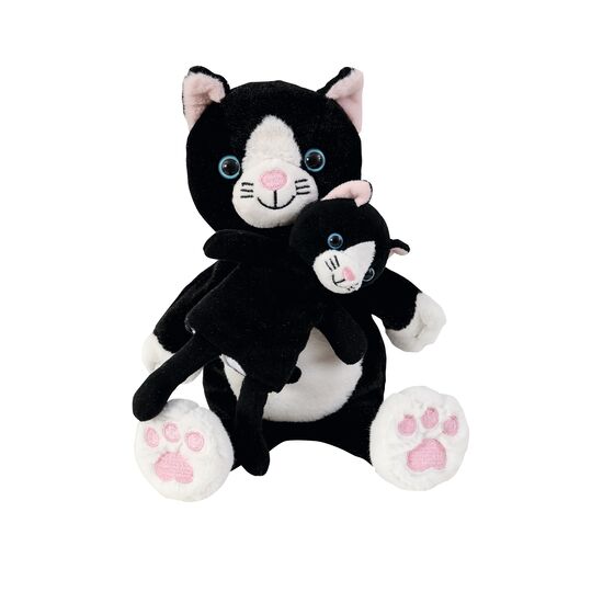 Handpuppe Mutter/ Kind Katze Cara + Mimi