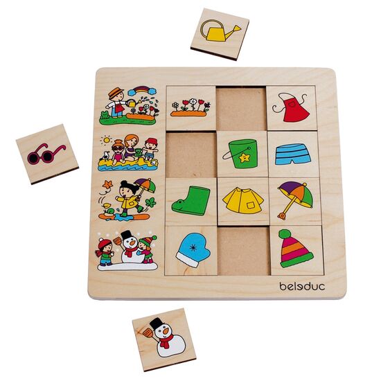 Puzzle de tri des saisons