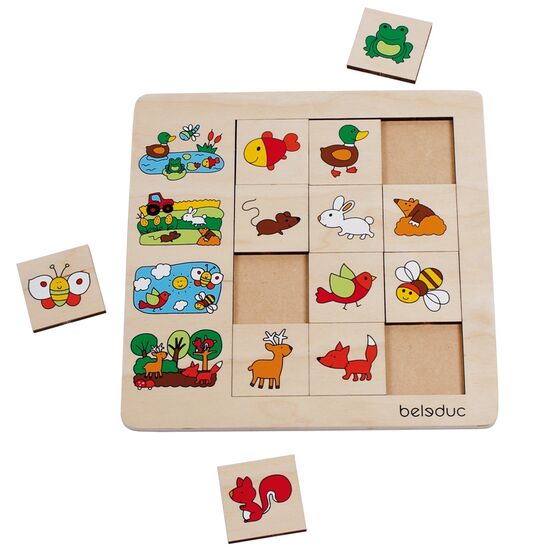Puzzle de tri Espaces de vie