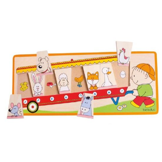 Legepuzzle Tierkinder