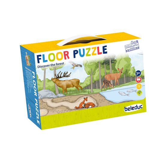 Puzzle de sol Découvre la forêt