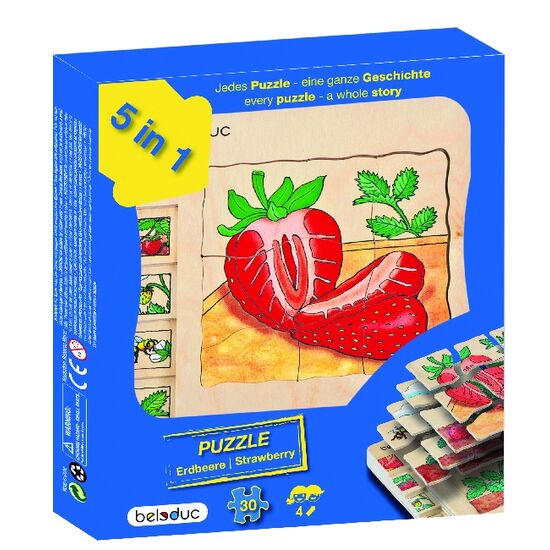 Puzzle à couches Fraise