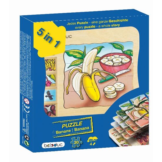 Couches de puzzle Banane