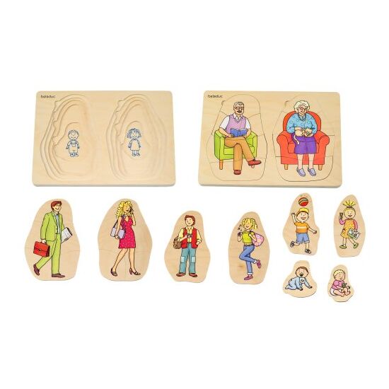 Lagen Puzzle Oma und Opa