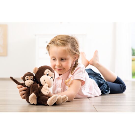 Marionnette mère/enfant Singe Cheeta + Bibi, 2 image