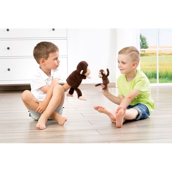 Marionnette mère/enfant Singe Cheeta + Bibi, 3 image