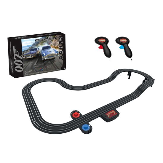 Micro Scalextric 007 Race Set-DB5 vs V8 (Battery)