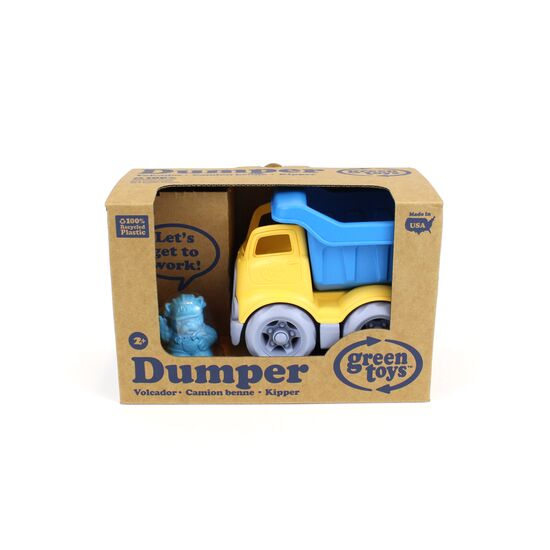 Camion de construction Dumper - Bleu/Jaune