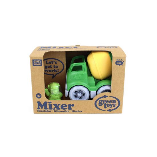 Camion de construction Mixer - Green/Yellow