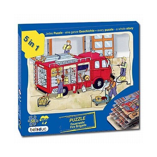 Lagen Puzzle Feuerwehr
