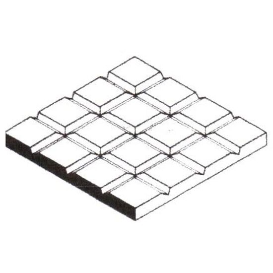 (1.0mm) Platte  weiss (15x30cm) Plättli   0.35mm