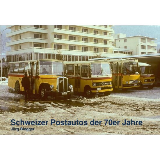 Livre Cars postaux suisses des années 70