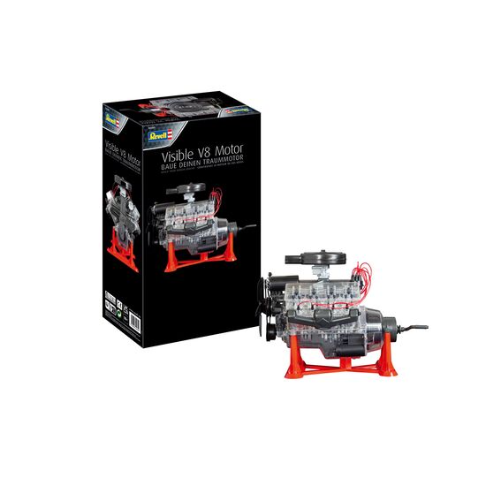 Moteur V-8 visible
