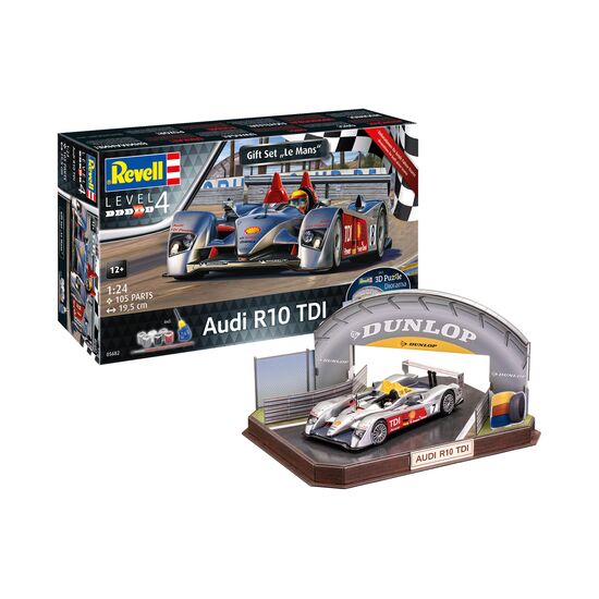 Coffret cadeau Audi R10 TDI Le Mans + puzzle 3D Diorama